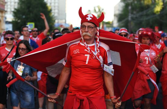 Футбол. ЧМ-2018. Матч Швейцария - Коста-Рика