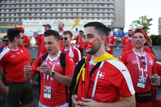 Футбол. ЧМ-2018. Матч Швейцария - Коста-Рика