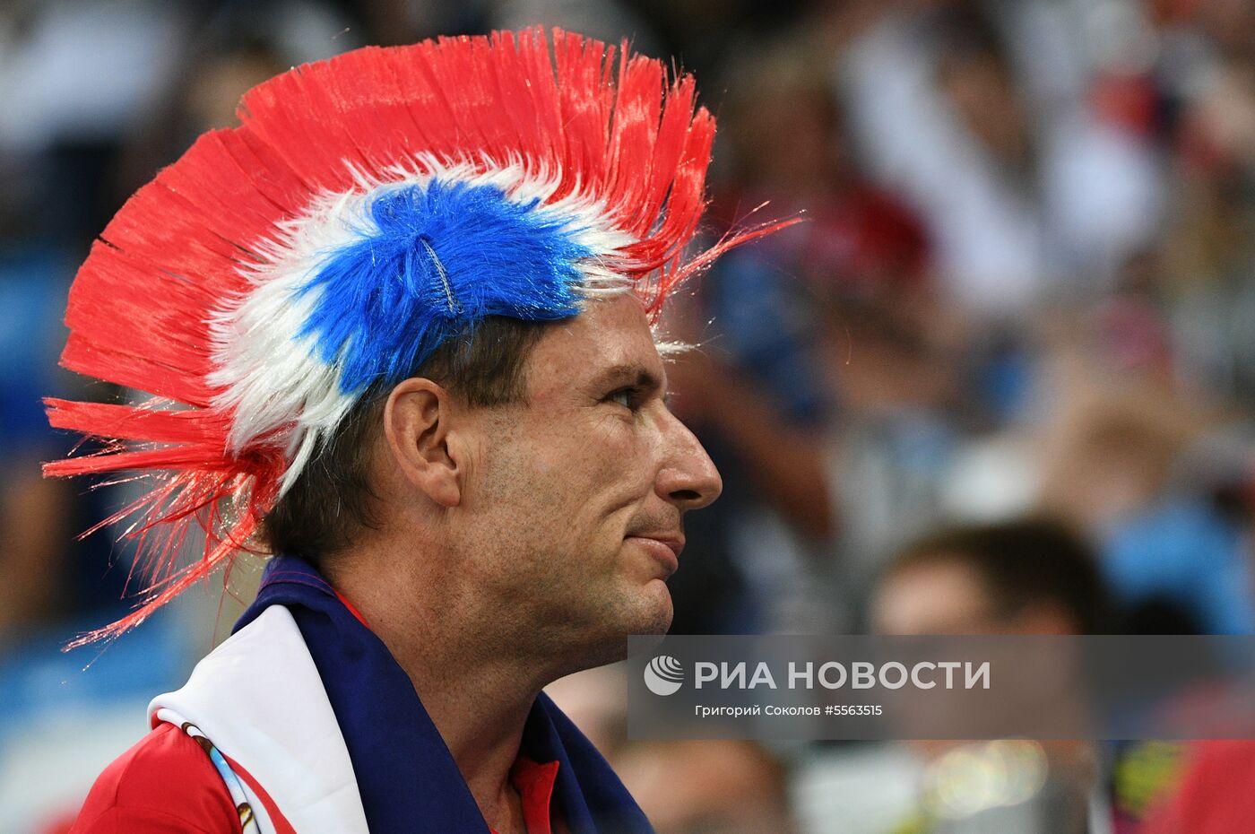 Болельщики перед матчем ЧМ-2018 по футболу между сборными Швейцарии и Коста-Рики