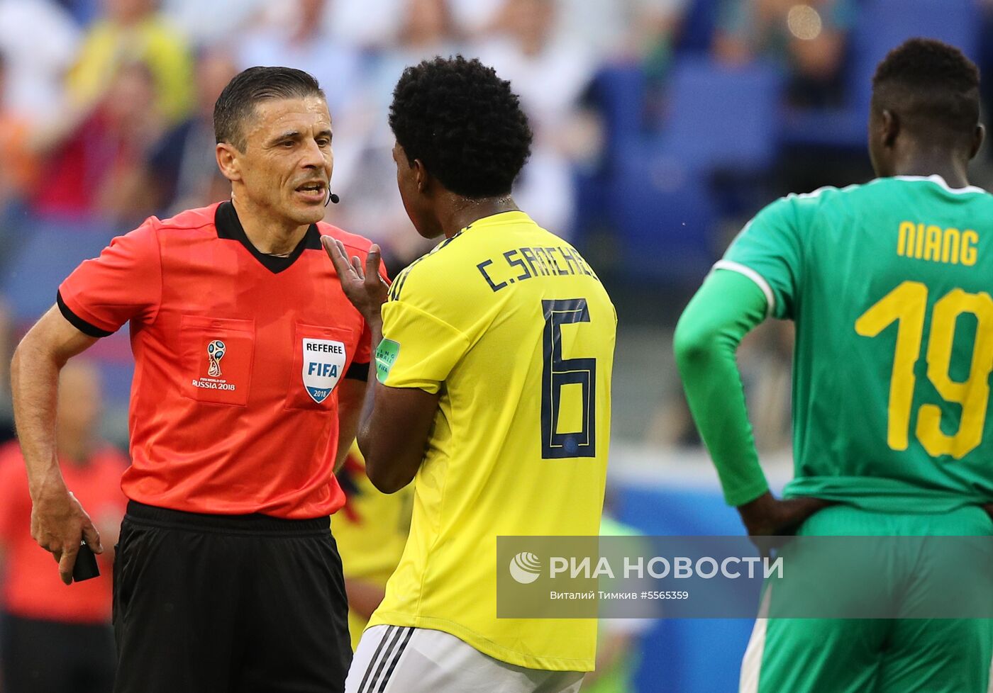 Футбол. ЧМ-2018. Матч Сенегал - Колумбия 