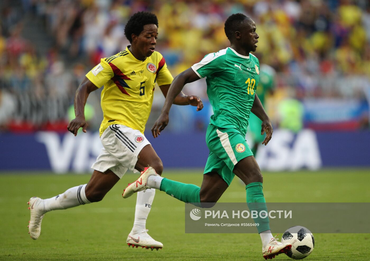 Футбол. ЧМ-2018. Матч Сенегал - Колумбия 