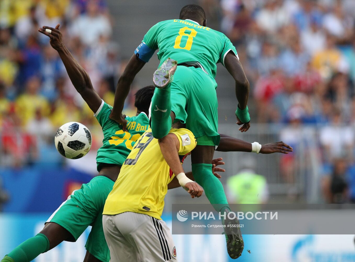 Футбол. ЧМ-2018. Матч Сенегал - Колумбия 