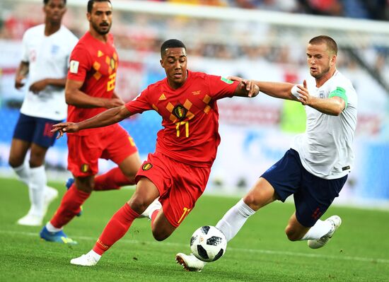 Футбол. ЧМ-2018. Матч Англия - Бельгия