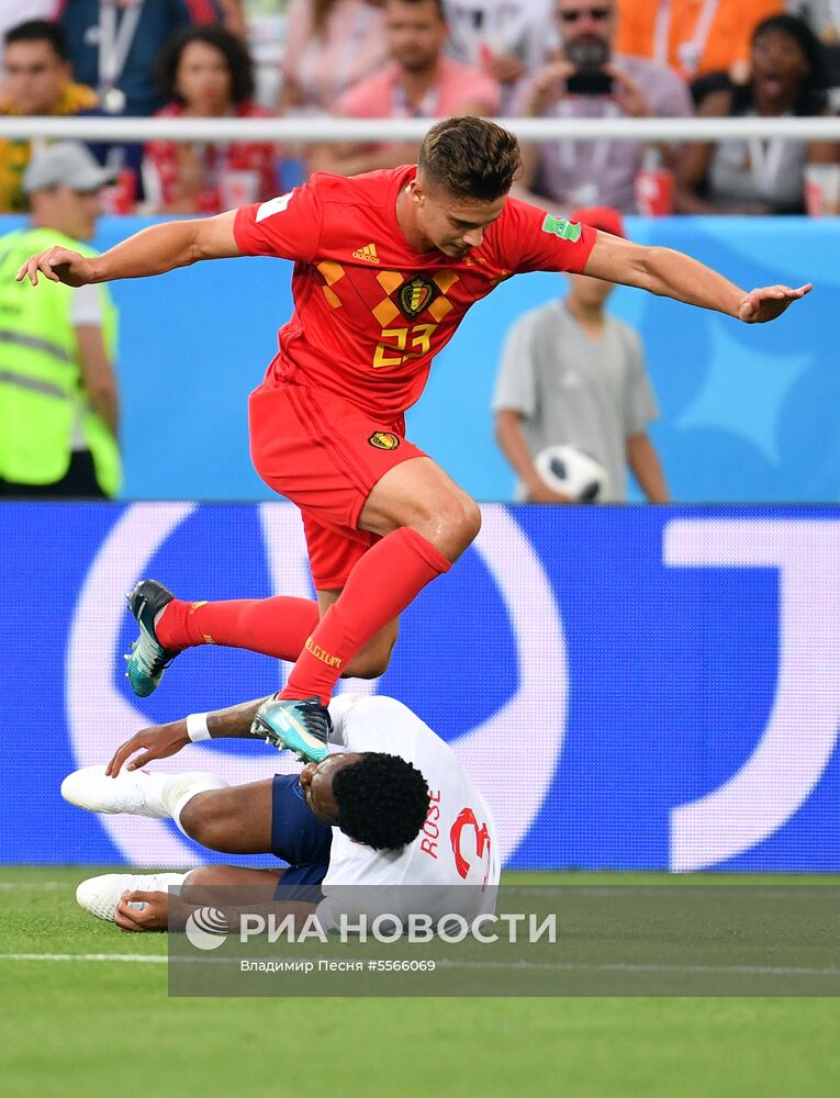 Футбол. ЧМ-2018. Матч Англия - Бельгия