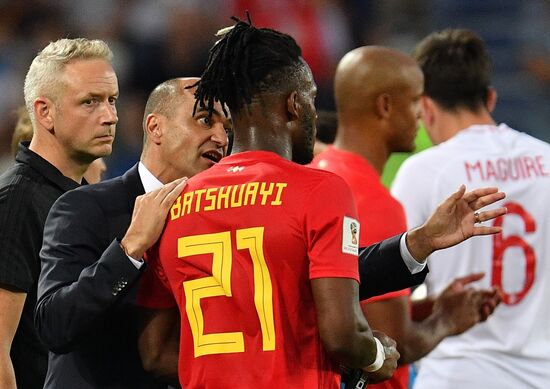 Футбол. ЧМ-2018. Матч Англия - Бельгия