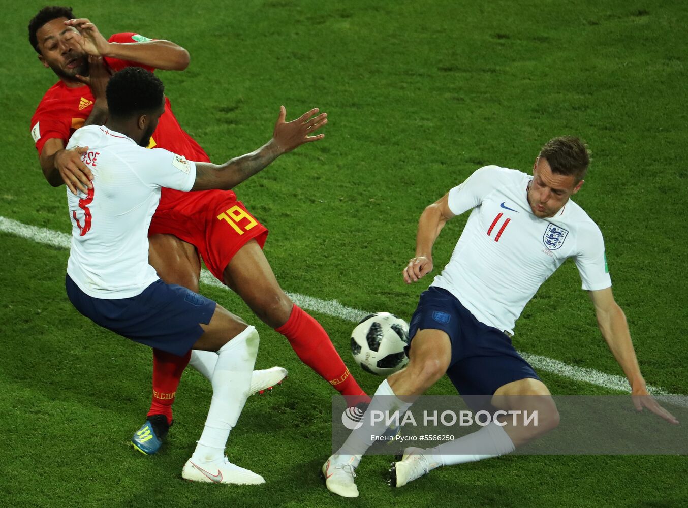 Футбол. ЧМ-2018. Матч Англия - Бельгия