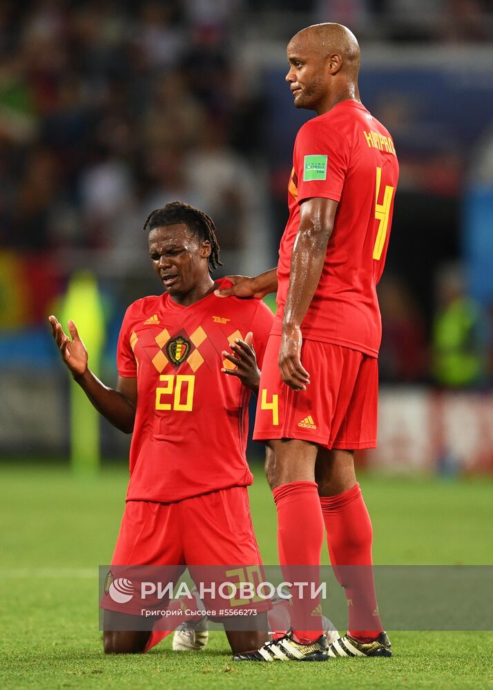 Футбол. ЧМ-2018. Матч Англия - Бельгия