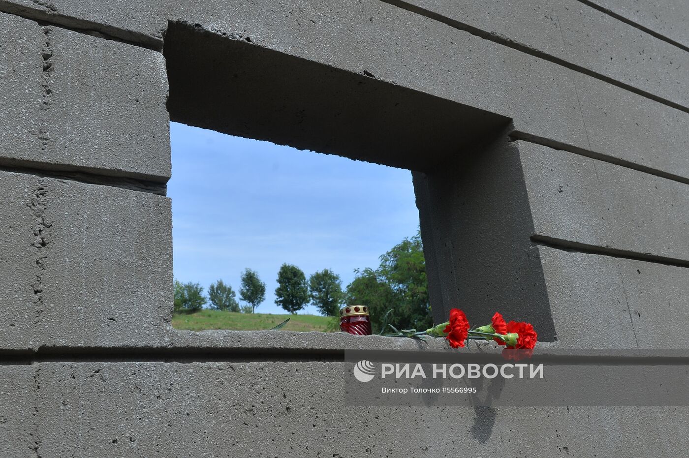Открытие мемориального комплекса "Тростенец" в Белоруссии