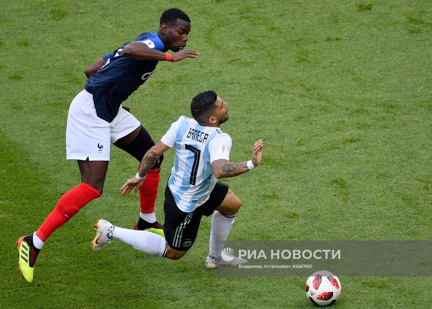 Футбол. ЧМ-2018. Матч Франция - Аргентина