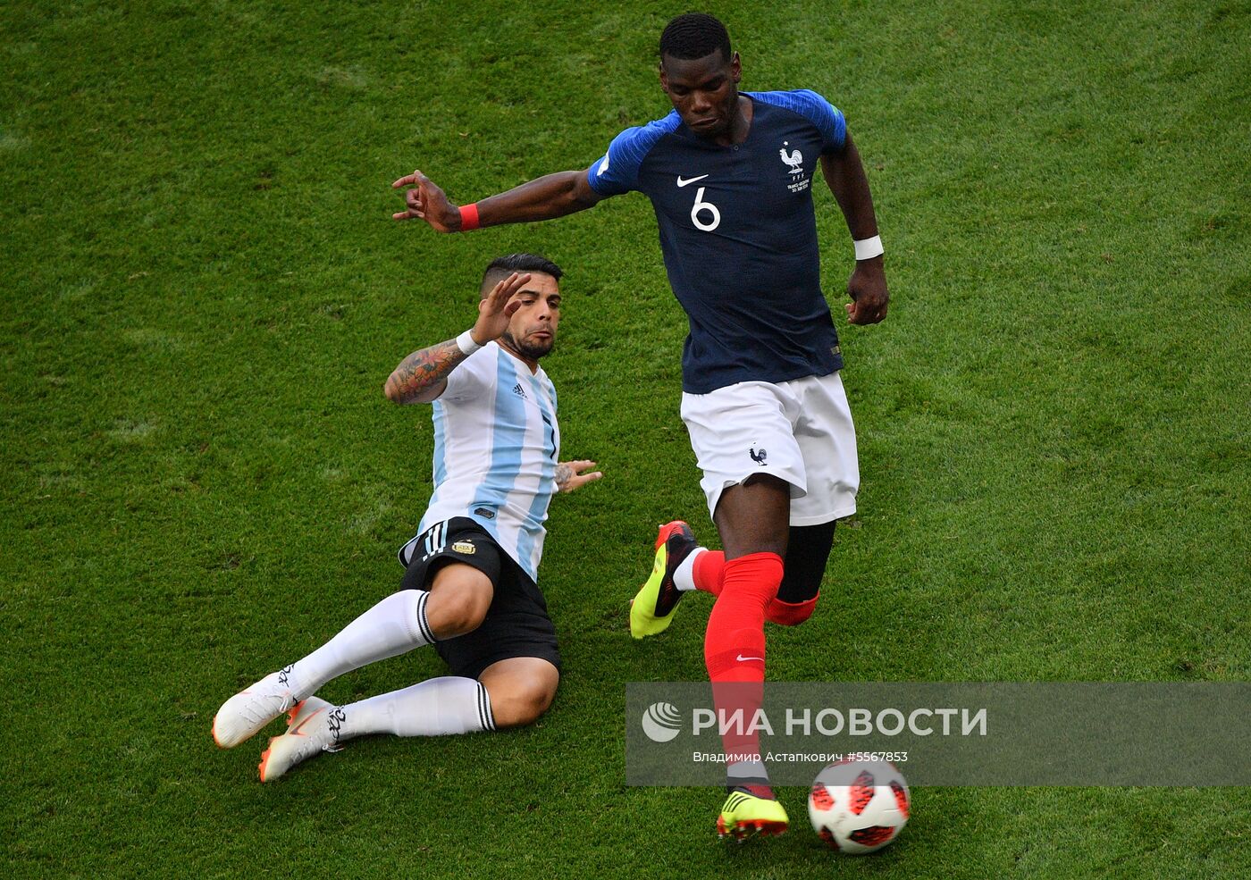 Футбол. ЧМ-2018. Матч Франция - Аргентина