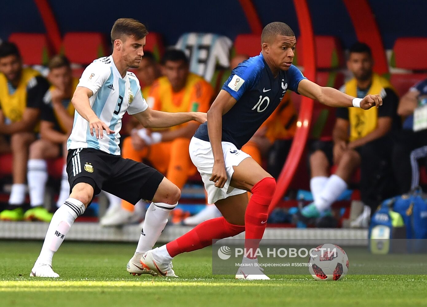 Футбол. ЧМ-2018. Матч Франция - Аргентина