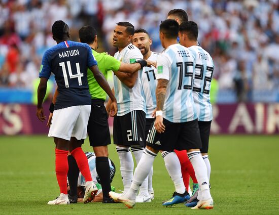 Футбол. ЧМ-2018. Матч Франция - Аргентина