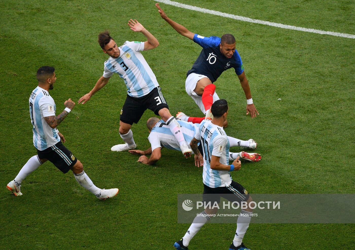 Футбол. ЧМ-2018. Матч Франция - Аргентина