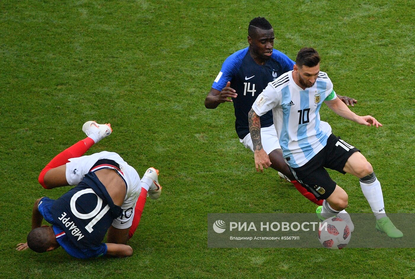Футбол. ЧМ-2018. Матч Франция - Аргентина