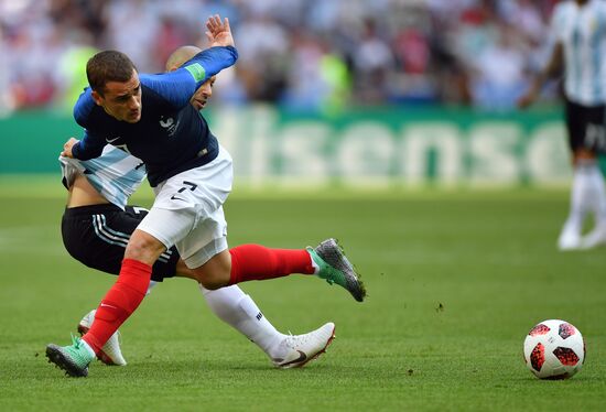 Футбол. ЧМ-2018. Матч Франция - Аргентина