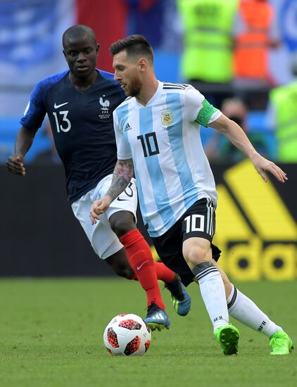 Футбол. ЧМ-2018. Матч Франция - Аргентина 