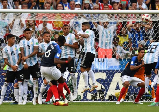 Футбол. ЧМ-2018. Матч Франция - Аргентина