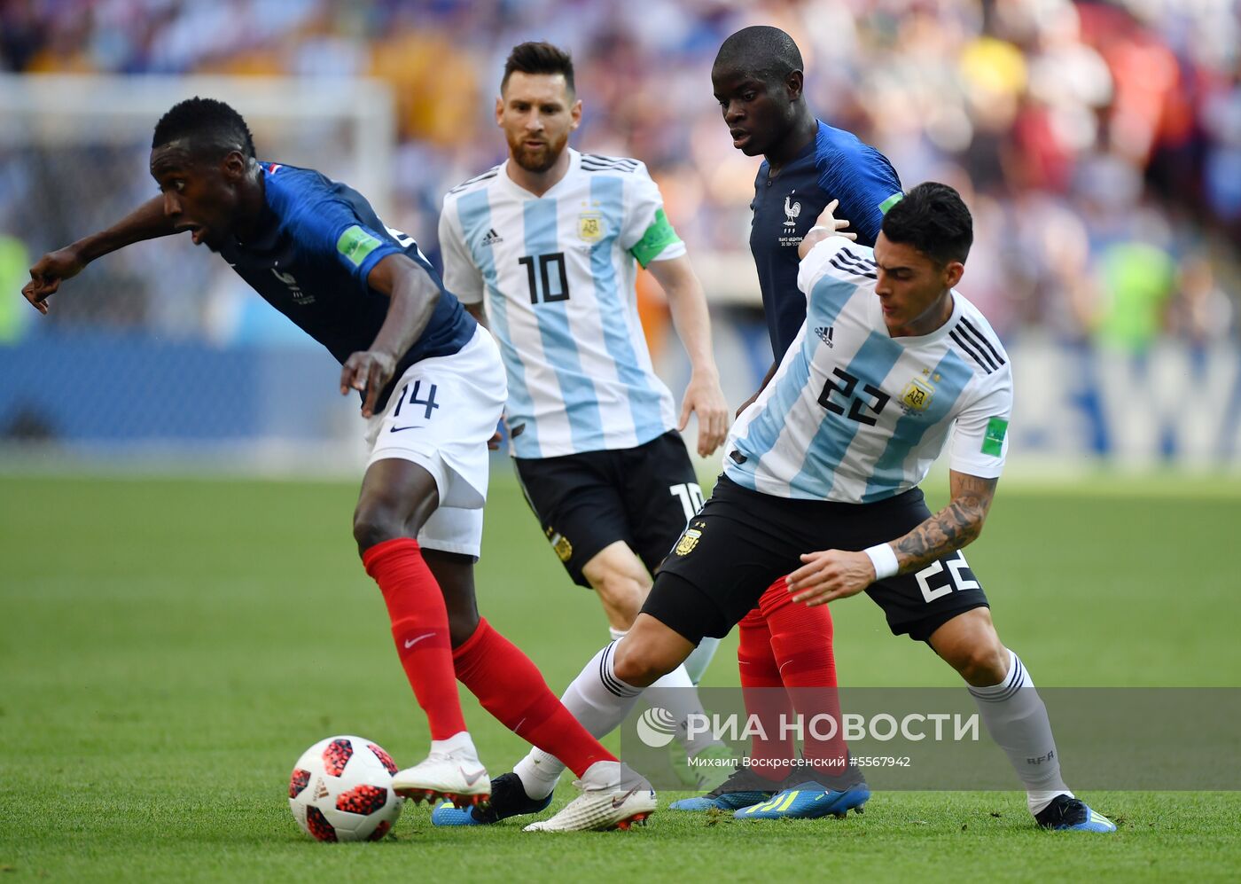 Футбол. ЧМ-2018. Матч Франция - Аргентина