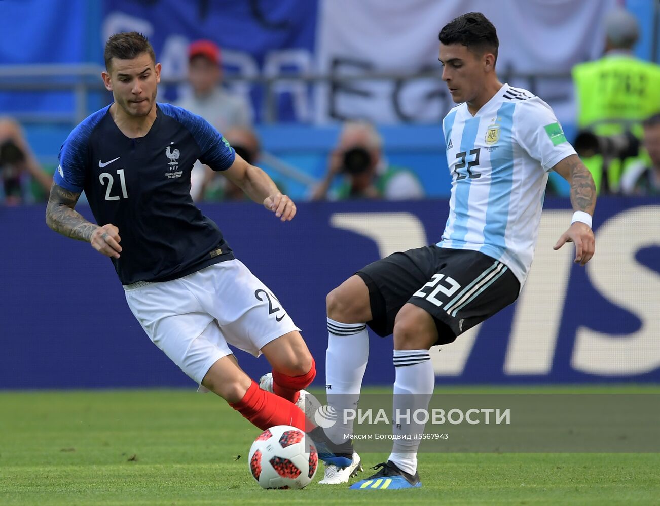 Футбол. ЧМ-2018. Матч Франция - Аргентина