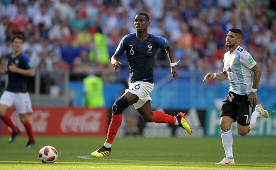 Футбол. ЧМ-2018. Матч Франция - Аргентина 