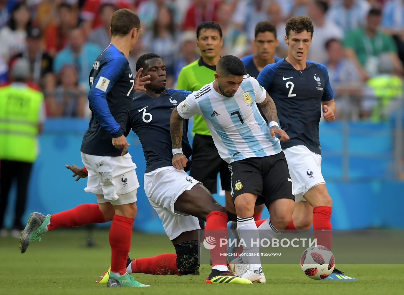 Футбол. ЧМ-2018. Матч Франция - Аргентина
