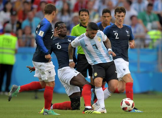 Футбол. ЧМ-2018. Матч Франция - Аргентина 