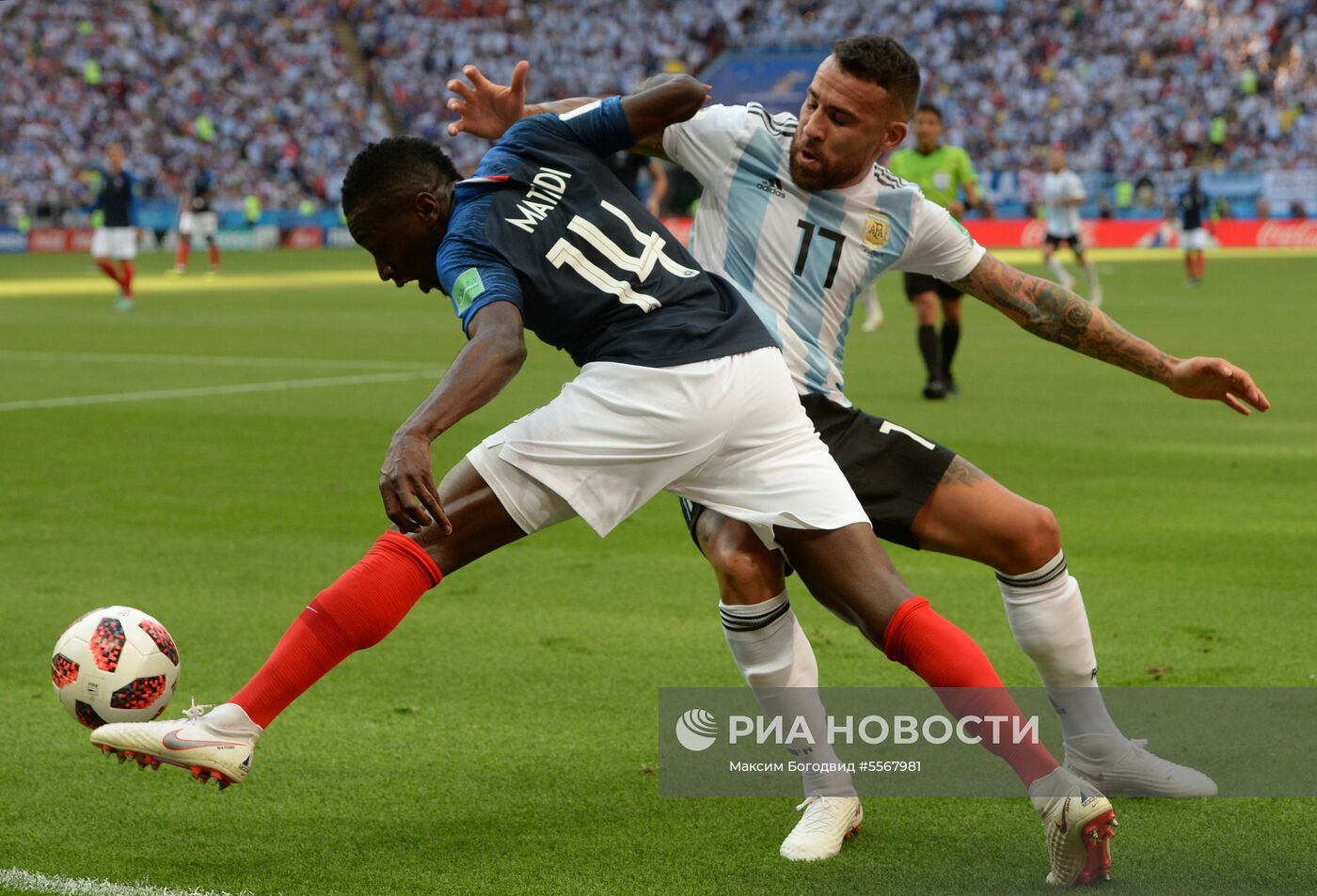 Футбол. ЧМ-2018. Матч Франция - Аргентина