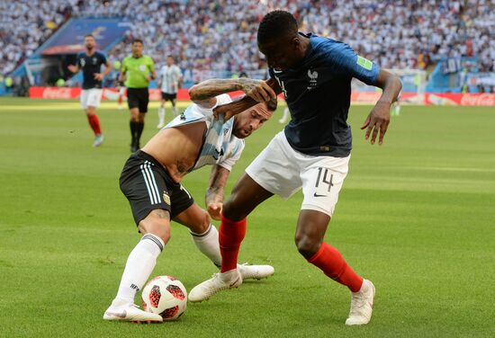 Футбол. ЧМ-2018. Матч Франция - Аргентина 