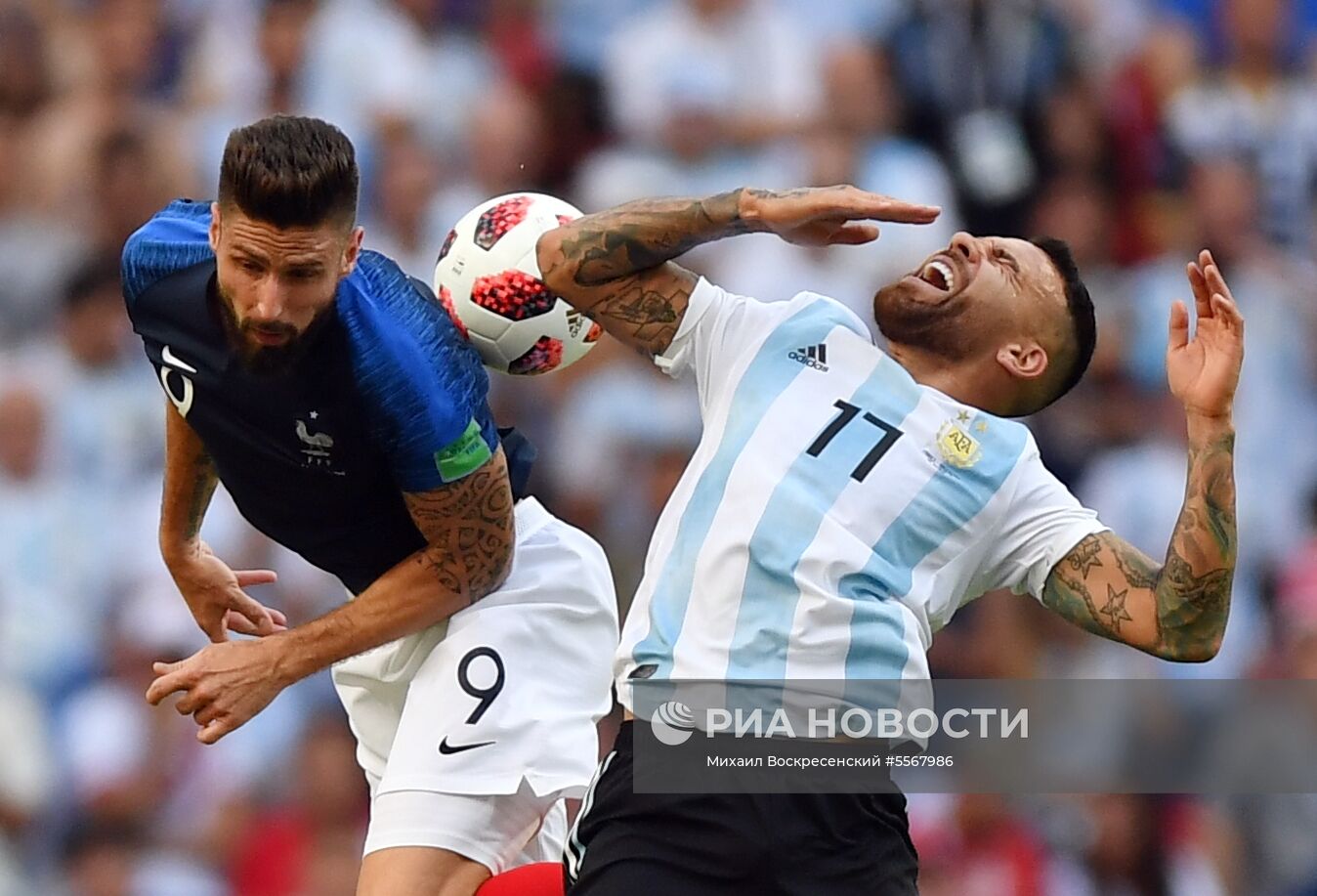 Футбол. ЧМ-2018. Матч Франция - Аргентина