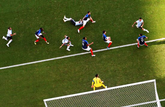 Футбол. ЧМ-2018. Матч Франция - Аргентина 