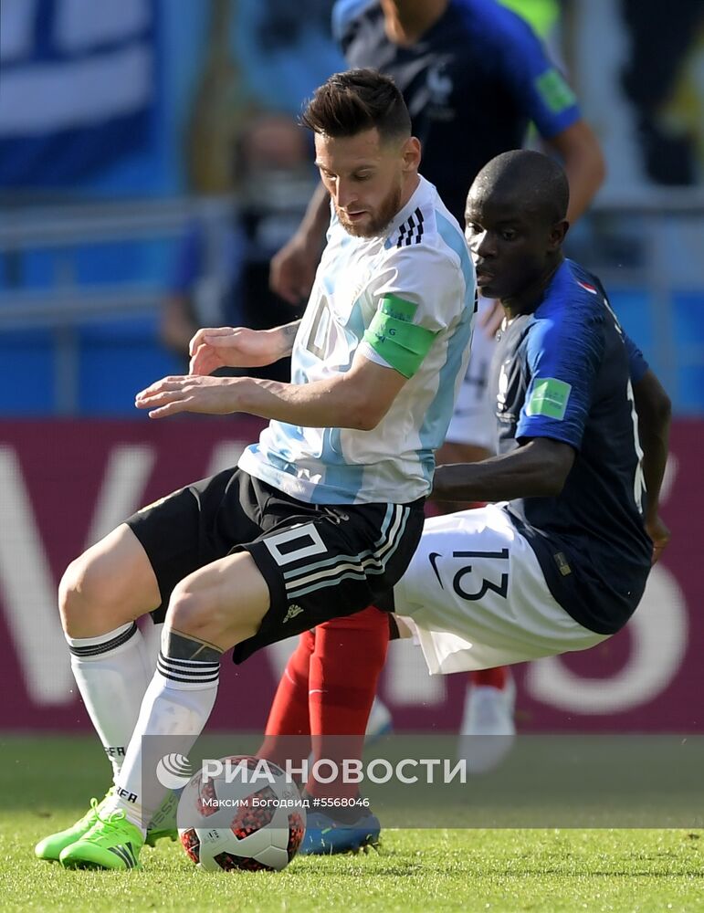 Футбол. ЧМ-2018. Матч Франция - Аргентина