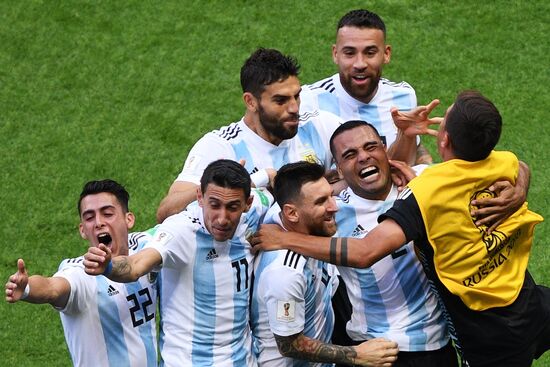 Футбол. ЧМ-2018. Матч Франция - Аргентина 