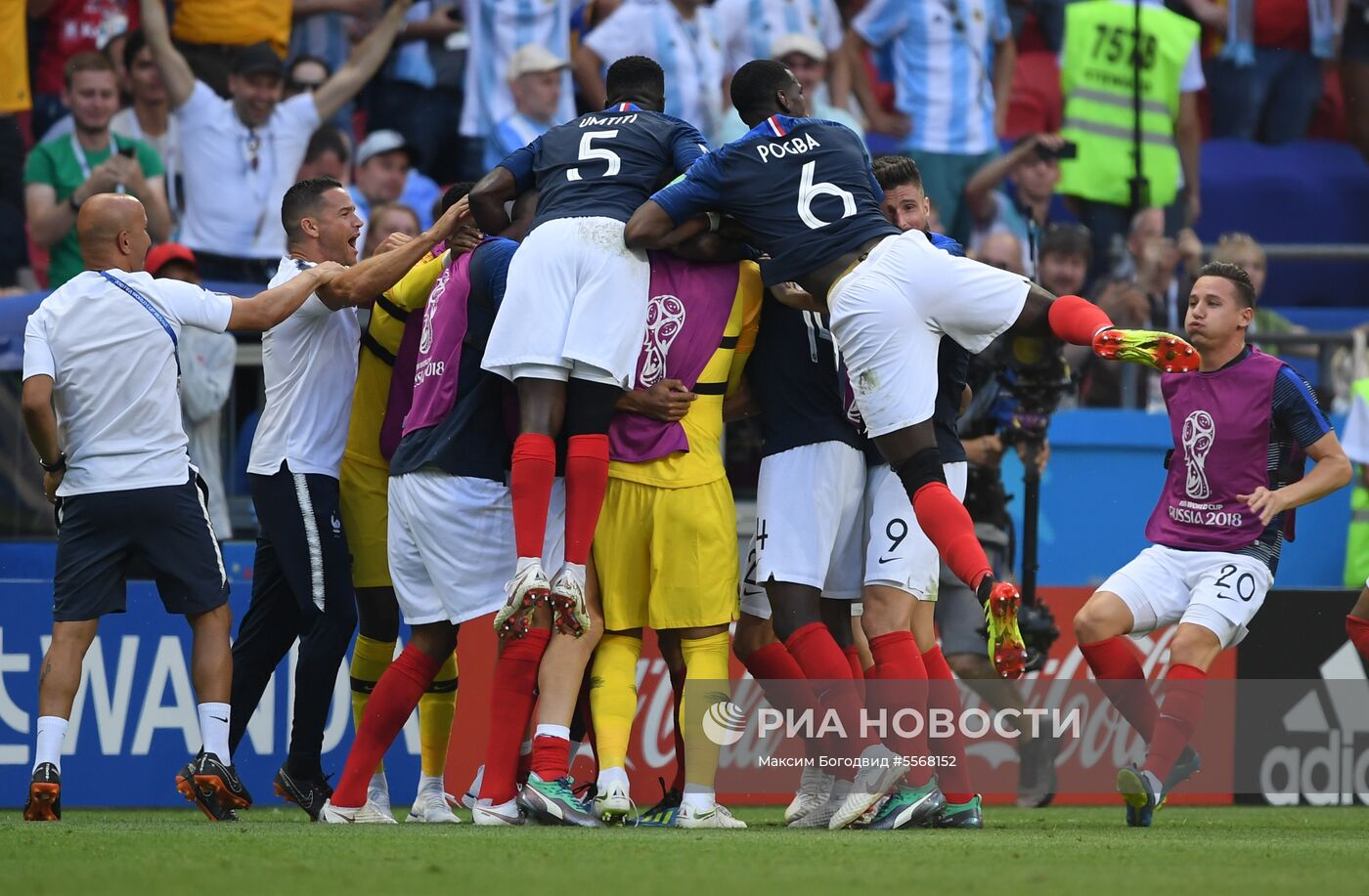 Футбол. ЧМ-2018. Матч Франция - Аргентина 