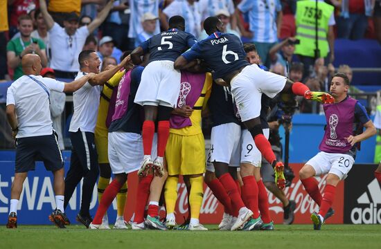 Футбол. ЧМ-2018. Матч Франция - Аргентина 