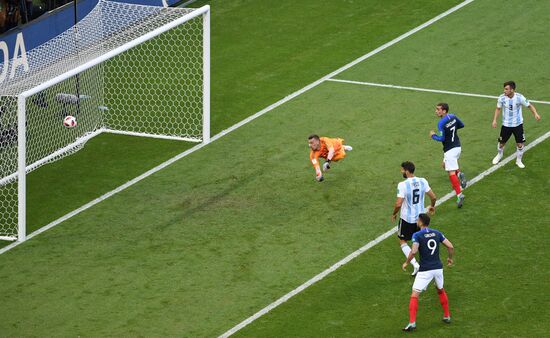 Футбол. ЧМ-2018. Матч Франция - Аргентина 