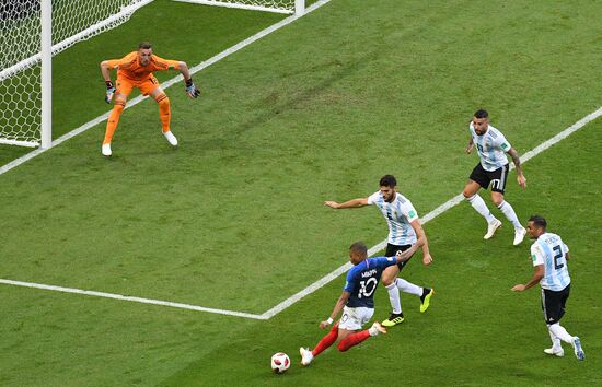 Футбол. ЧМ-2018. Матч Франция - Аргентина 