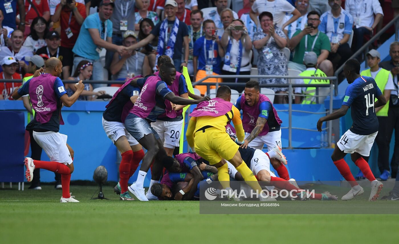 Футбол. ЧМ-2018. Матч Франция - Аргентина 