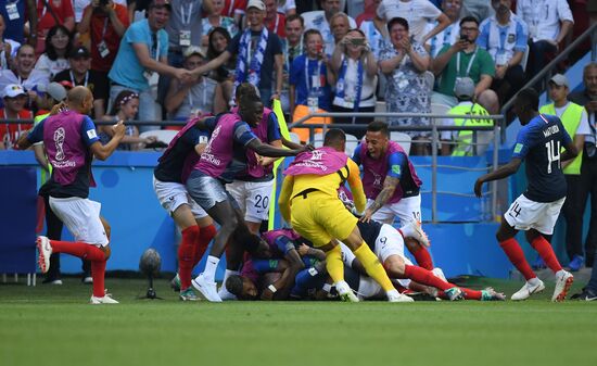 Футбол. ЧМ-2018. Матч Франция - Аргентина 