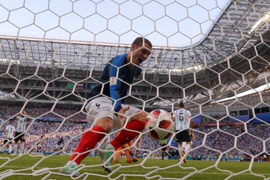 Футбол. ЧМ-2018. Матч Франция - Аргентина 