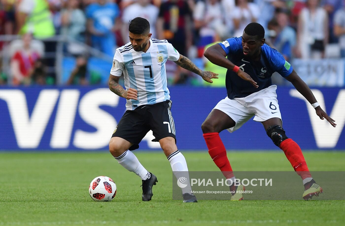 Футбол. ЧМ-2018. Матч Франция - Аргентина