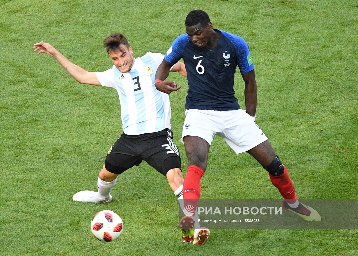 Футбол. ЧМ-2018. Матч Франция - Аргентина