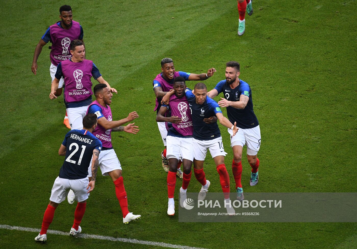 Футбол. ЧМ-2018. Матч Франция - Аргентина 