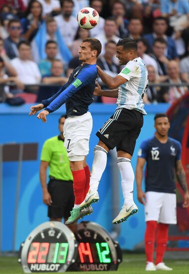 Футбол. ЧМ-2018. Матч Франция - Аргентина 