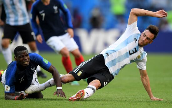 Футбол. ЧМ-2018. Матч Франция - Аргентина 