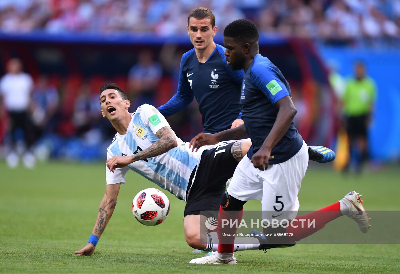 Футбол. ЧМ-2018. Матч Франция - Аргентина