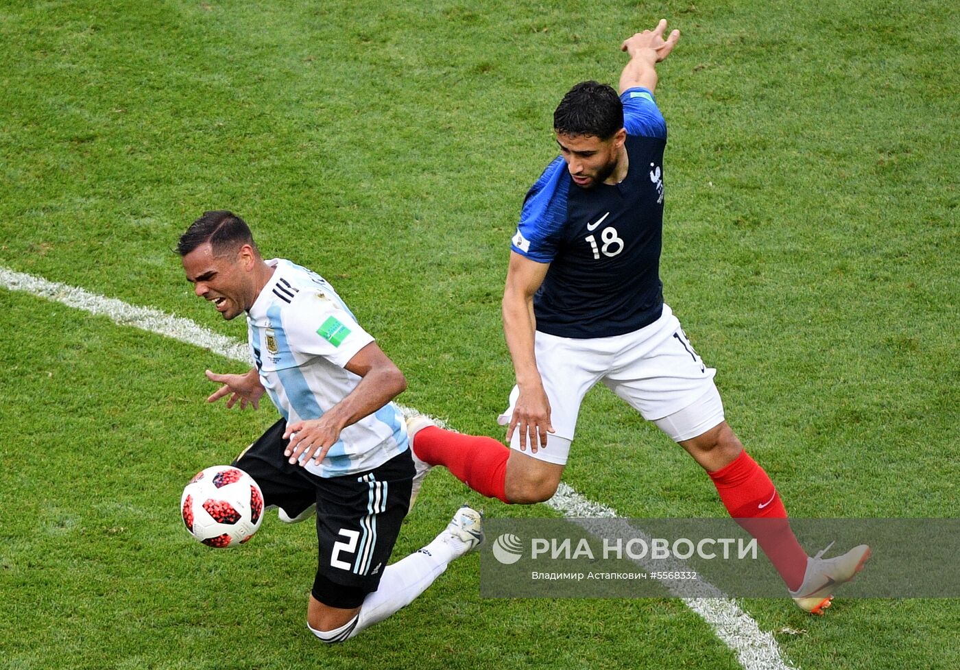 Футбол. ЧМ-2018. Матч Франция - Аргентина