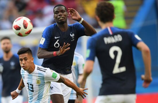 Футбол. ЧМ-2018. Матч Франция - Аргентина 