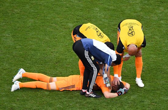 Футбол. ЧМ-2018. Матч Франция - Аргентина 