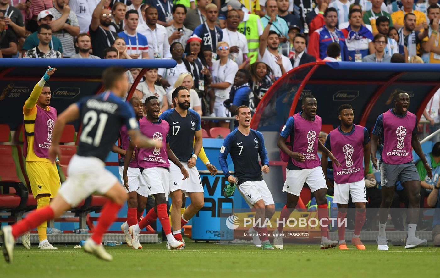 Футбол. ЧМ-2018. Матч Франция - Аргентина 