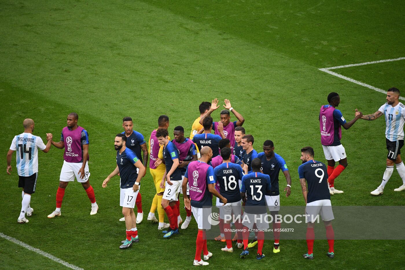 Футбол. ЧМ-2018. Матч Франция - Аргентина